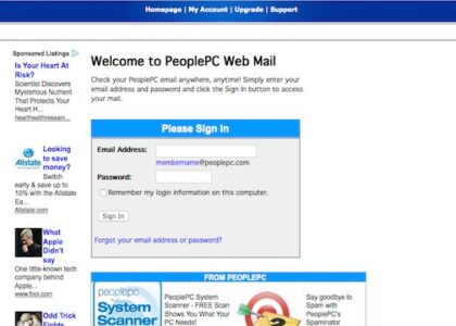 Peoplepc Webmail