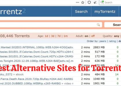 Alternative Sites of Torrentz2