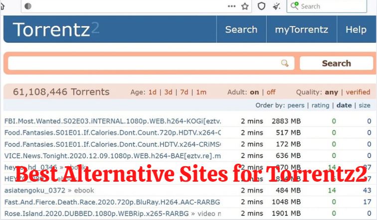 Alternative Sites of Torrentz2